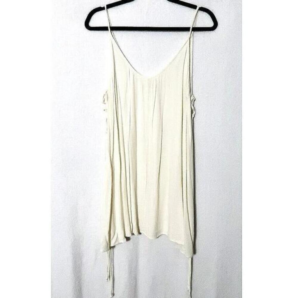 O’Neill tunic tank dress cream, opening sides, lace up medium 100% viscose‎